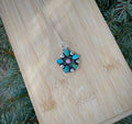 Kingman and Conch Flower Necklace
