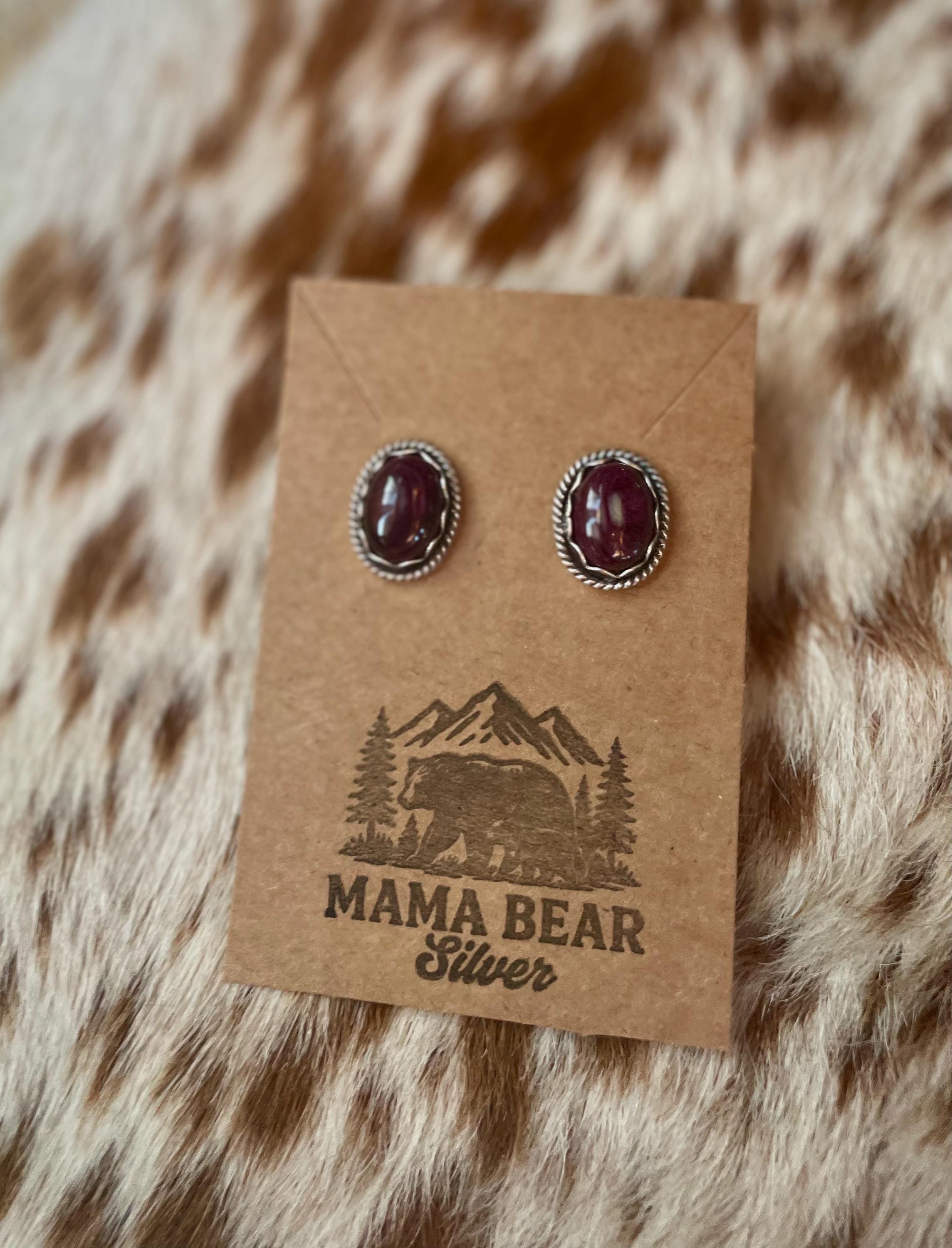 Purple Spiny Oyster Studs