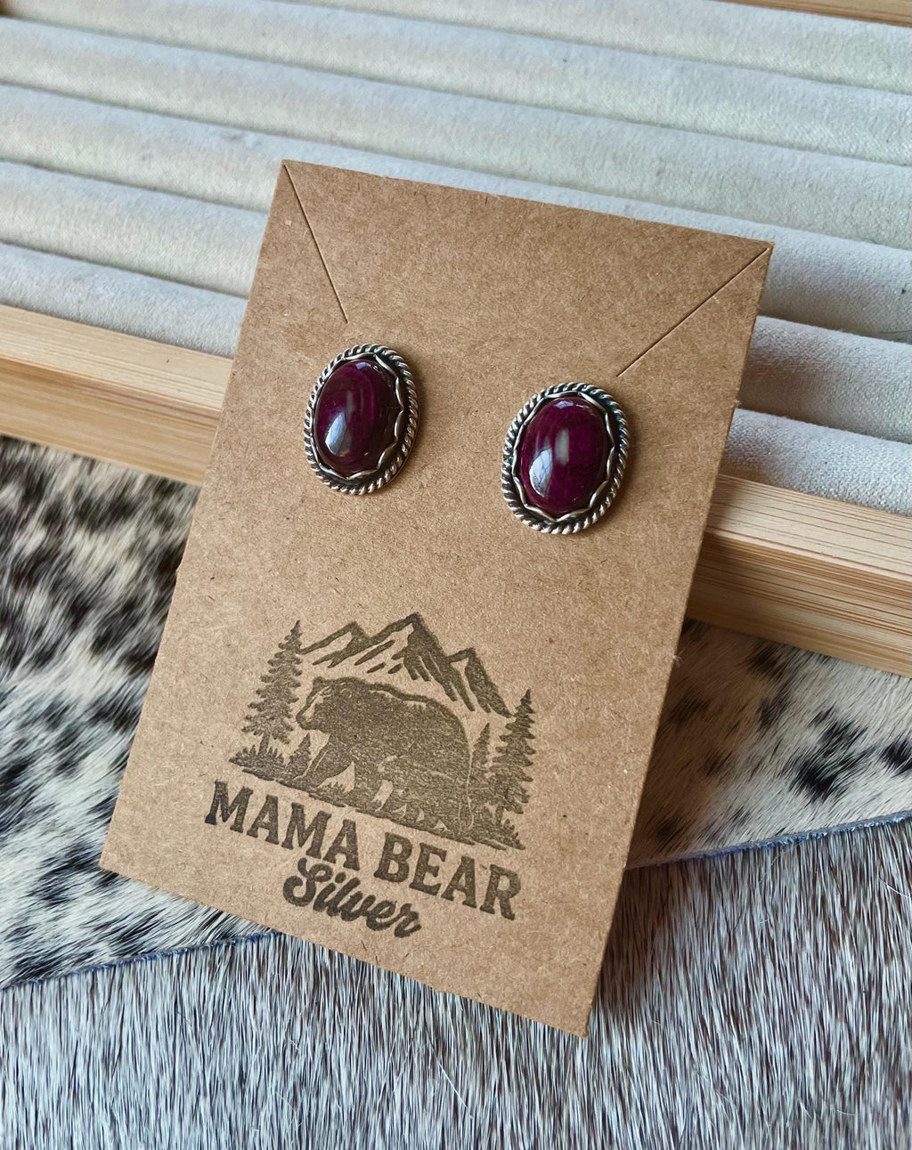 Purple Spiny Oyster Studs