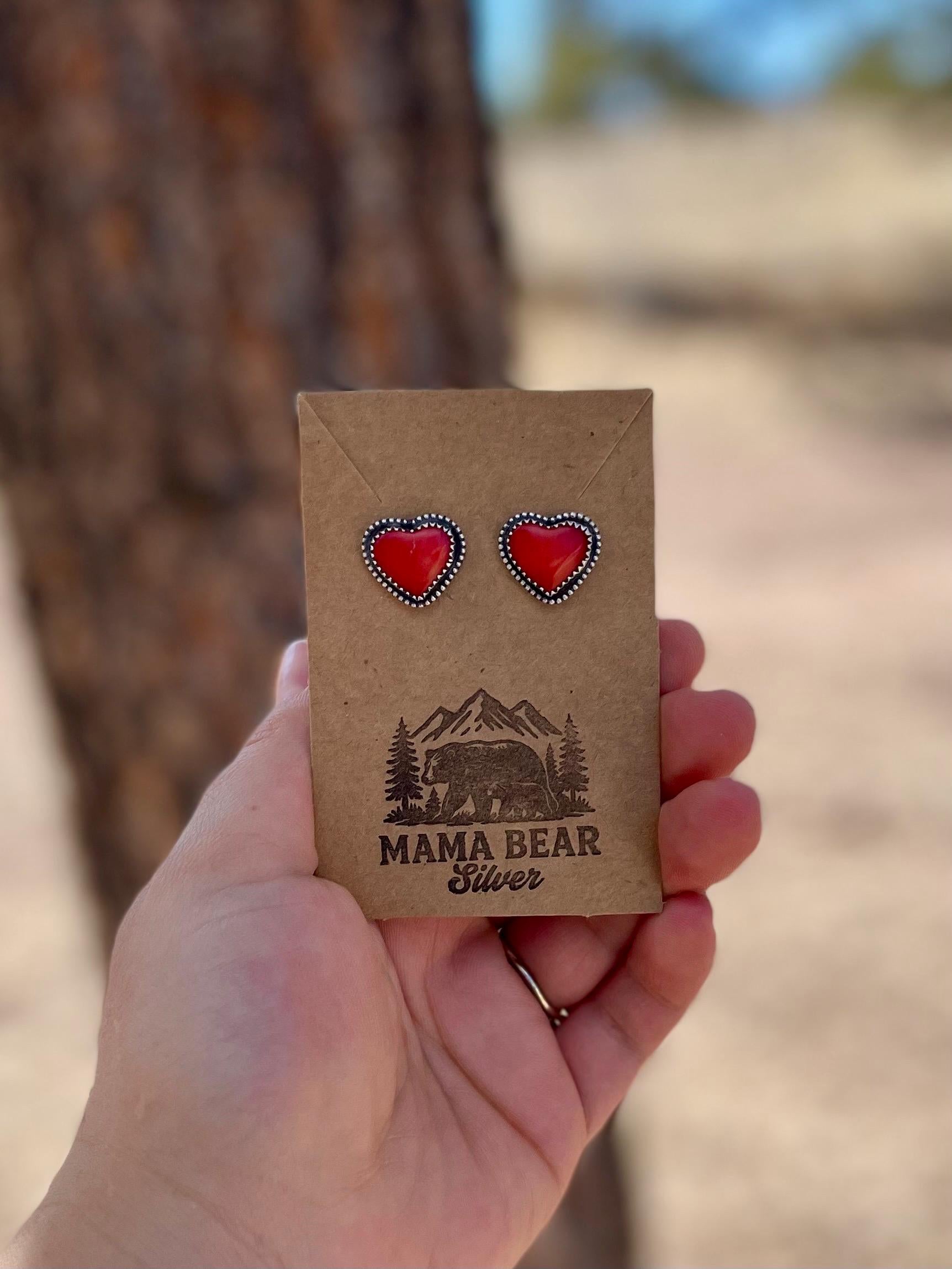 Bamboo Coral Hearts