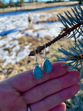 Royston Turquoise Pear Dangles